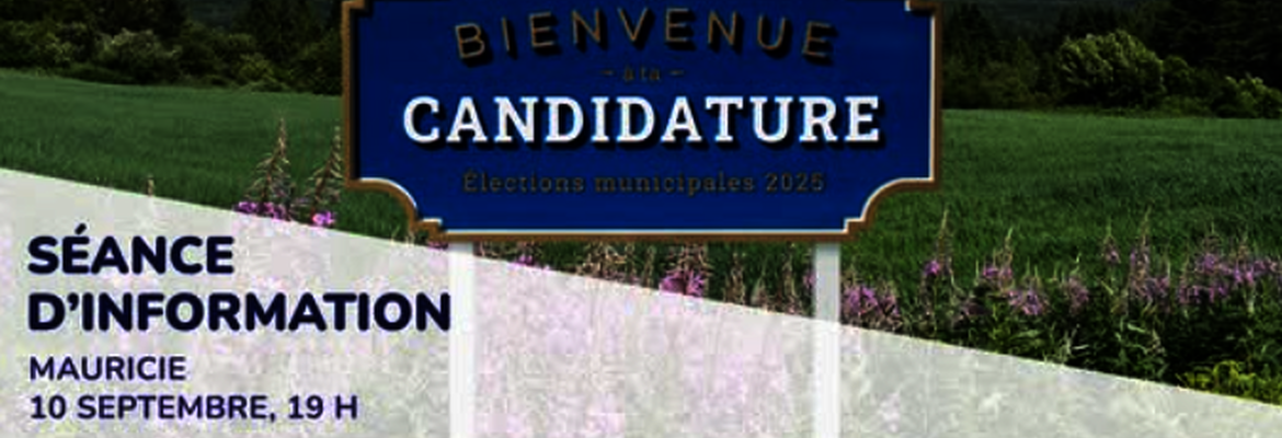 Séance d'information - Élections municipales