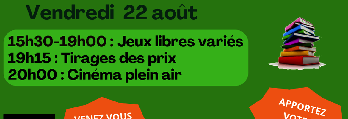 Grande fête du club de lecture