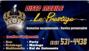 Disco mobile Le Prestige