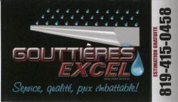 Gouttières Excel